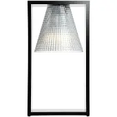 Kartell Tafellampe , Light-Air, Zwart, Woonkamer, Kunststof, Designer