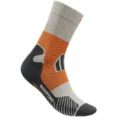 Bauerfeind Sports - Trail Run Mid Cut Socks - Hardloopsokken 42-45, grijs