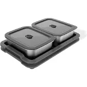 Weber Works BBQ Serveer Set Serving Kit Tray Prep Containers Dienblad