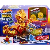 Mattel Hot Wheels Maatt 5 Alarm Torch Tower Takedown