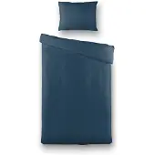 Presence Dekbedovertrek Egyptisch Katoen - Uni - Donker Blauw 140 x