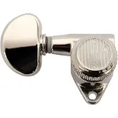 KLUSON Backlock mechanieken 3+3 90° nikkel - Stemmechaniek voor gitaar