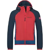 TROLLKIDS - Kid's Seiland Jacket - Fleecevest 116, rood/blauw