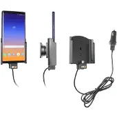 Brodit houder geschikt voor Samsung Galaxy Note 9 houder met 12V USB plug