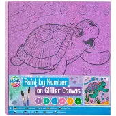 Grafix Schilderen op nummer glitter canvas, 9dlg.