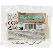 Lobbes houten sleutelhangers, 6st.
