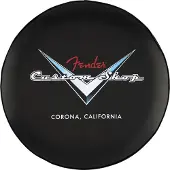Fender Chevron Logo Barstool Black-Chrome 30"