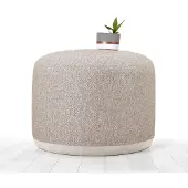Hannah Home , Cedre - FLF1162, Beige, Klassieke zitzakken, 100% linnen