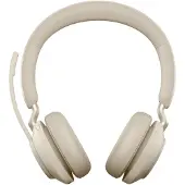 Jabra Evolve2 65 UC Mono Beige - Bluetooth Headset - op oor - omkeerbaar - draadloos - USB-C - ruisisolatie
