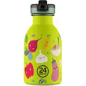 24Bottles - Urban Bottle - Veggie Friends - Lime - 250 ml