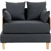 En.casa Slaapbank Seinlus 1-zits 81x88x68 cm donkergrijs []