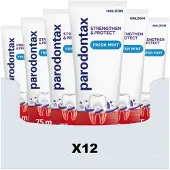 Parodontax 12x Tandpasta Strenghten & Protect Fresh Mint 75 ml