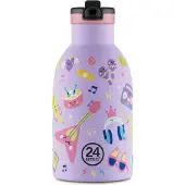 24Bottles Drinkfles 'Clima' blauw / groen / lila / pink