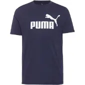 Puma Functioneel shirt 'ESS No. 1' nachtblauw / wit