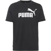 Puma Functioneel shirt 'Essential No. 1' zwart / wit