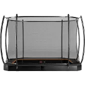 Avyna Trampoline Pro-Line FlatLevel 238 + Royal Class Veiligheidsnet Zwart