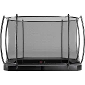 Avyna Trampoline Pro-Line FlatLevel 380 x 255 + Royal Class Veiligheidsnet Grijs