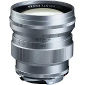 Voigtländer Nokton 75mm f/1.5 VM Leica M-mount objectief Zilver