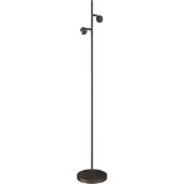 Masterlight 2-lichts vloerlamp Talana cacao bruin