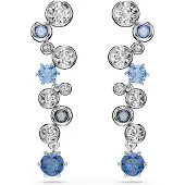 Swarovski Oorbellen 'Constella' navy / lichtblauw / zilver