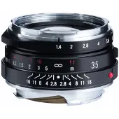 Voigtländer Nokton 35mm f/1.4 M.C. VM II Leica M-mount objectief Zwart