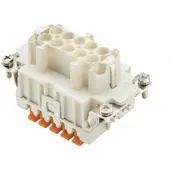 ILME busseinsatz, maat 57.27, CSHF 10, 10P+PE, zilver, SQUICH, 16A, 500V