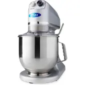 Maxima - Gastro planetaire mixer - 7 liter - Geschikt voor tot 2 kg deeg - Zilverkleurig