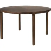Zuiver x fonQ Storm Eettafel - Ø 130 cm - Donkerbruin