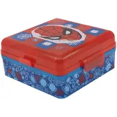 Stor LUNCHBOX MET MEERDERE VAKKEN | CUADRADA SPIDERMAN MIDDERNACHT VLIEGER