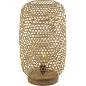 Globo Lighting vloerlamp, bamboe, natuurlijke kleur, 1x E27
