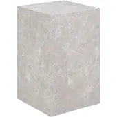 Ebuy24 Bijzettafel Prague | mdf wit 30x30x50 cm bijzettafels | NADUVI