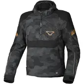 Macna Traffiq Textile Waterproof Jas Zwart Grijs Maat S