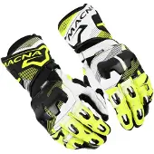 Macna Powertrack 2.0, handschoenen ,Zwart/Neon-Geel/Wit ,XL