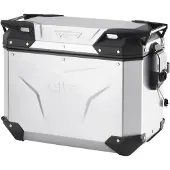 Givi Trekker Outback Evo Smart, zijkoffer Monokey-Cam-Side ,Zilver ,44 L