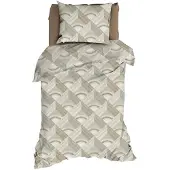 Romanette Dekbedovertrek Pantheon Beige / Grijs Katoen-140 x 200 / 220 cm | 1-Persoons