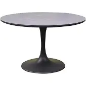 AVH-Collectie Flair dining tuintafel rond 120 cm antraciet keramiek