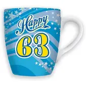 LatestBuy Home Central mok Happy 63 jaar