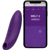 We-vibe Melt 2 - App-gestuurde luchtdruk clitorisstimulator (paars)