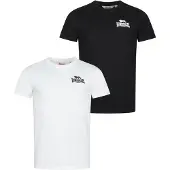 Lonsdale Shirt zwart / wit