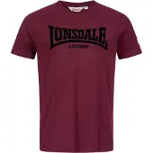 Lonsdale Shirt 'London' aubergine / zwart