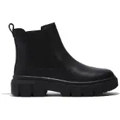 Timberland Dames Chelsea Field middenkalf leren enkellaarsjes zwart (38.5 W), Leer, Plat, Geen, Casual TB0A5ZCG0011