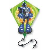 Knoopkites Vlieger - Diamant Robot (85 x 75cm)
