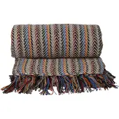 Jens Living Recycled Cotton Plaid Pip Multicolor
