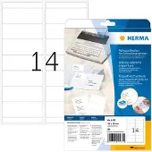 Herma Adresetiketten voor schrijfmachines, A4, 102 x 38 mm, permanent hechtend