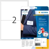 Herma 4519 naambadge/textiel etiketten A4 199,6 x 143,4 wit (40 etiketten)