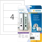 Herma Ordneretiketten, A4, 157 x 61 mm, voor A5-ordners wit, ondoorzichtig, permanent