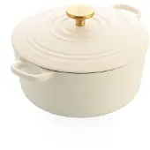 BK Bourgogne Braadpan 24 cm Cream White