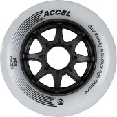 Powerslide Accel Dual Density Wielen 100mm (per 8 Stuks) 100mm 85a