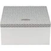 Windrose Sieraden-bewaring 'Calma' grijs / offwhite