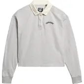Superdry Shirt 'Athletic Essentials' lichtgrijs / wit